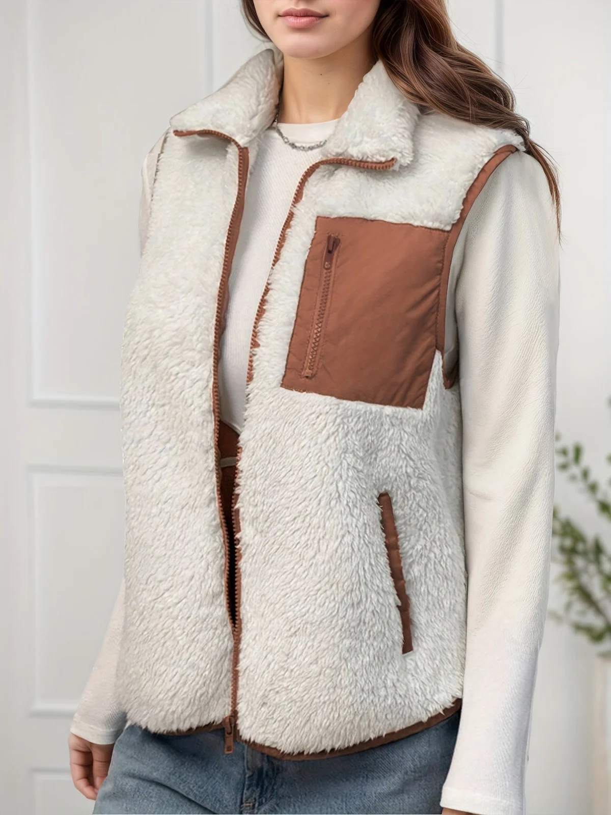 Merilda | Reversible Plush Vest