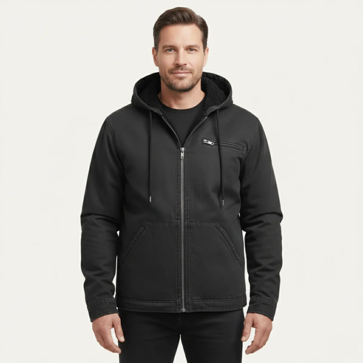 Anatole | Thick Fleece Hooded Jacket