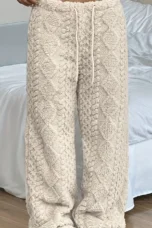 Rosalia | Plush Lined Straight Leg Trousers