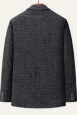 Gaston | Woven Check Wool Blazer