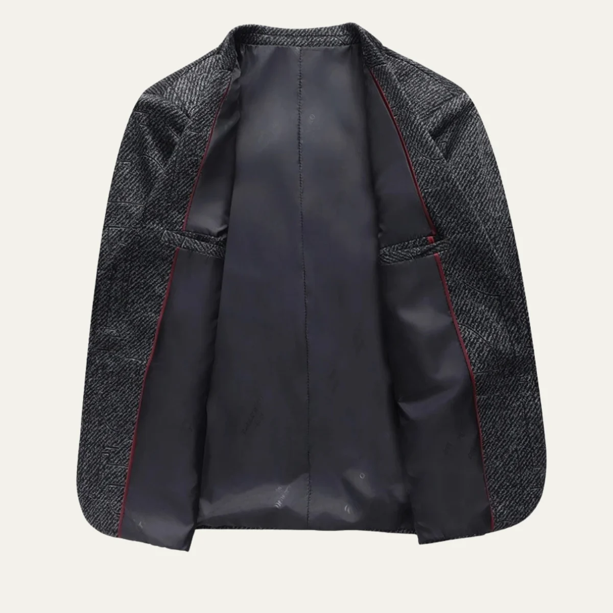 Gaston | Woven Check Wool Blazer