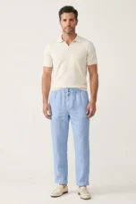 Rita | Tailored Cotton Trousers, Relaxed Leg
