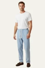 Carmelle | Loose Cotton-Linen Trousers