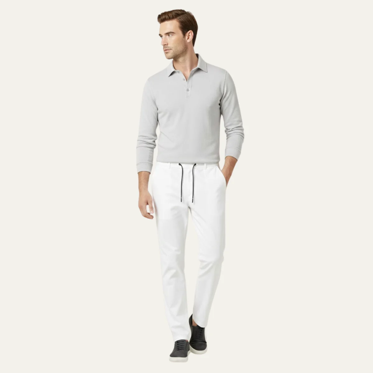 Clarisse | Drawstring Waist Trousers