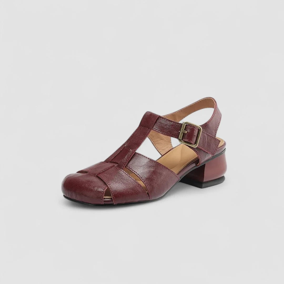 Edith | Ankle Strap Cushioned Mary Janes