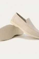 Quirin | Narrow Cut Lined Suede Loafers