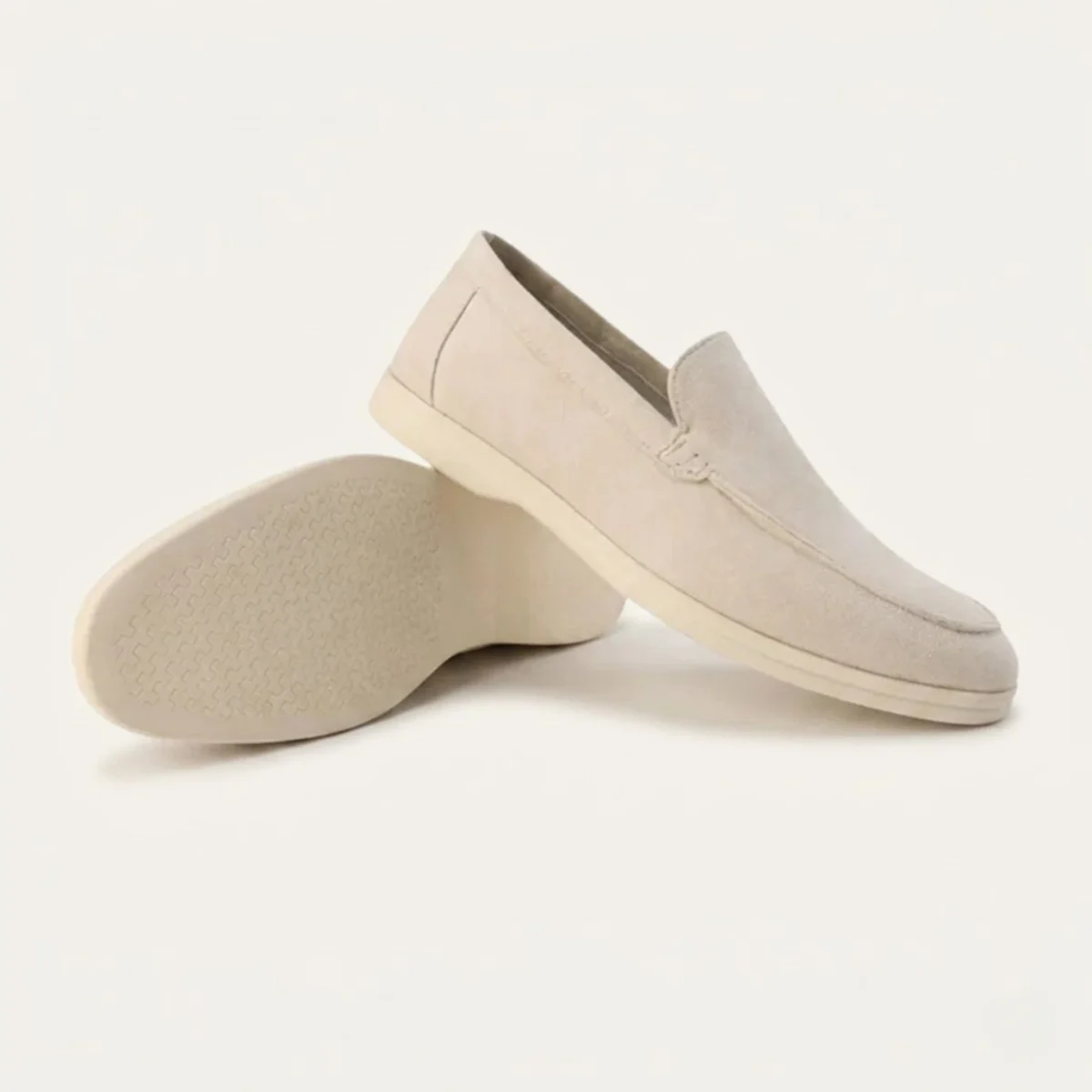 Quirin | Narrow Cut Lined Suede Loafers