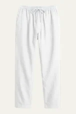 Gilberte | Cotton-Hemp Straight Trousers