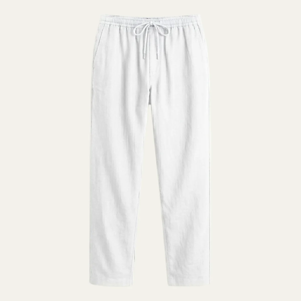 Gilberte | Cotton-Hemp Straight Trousers