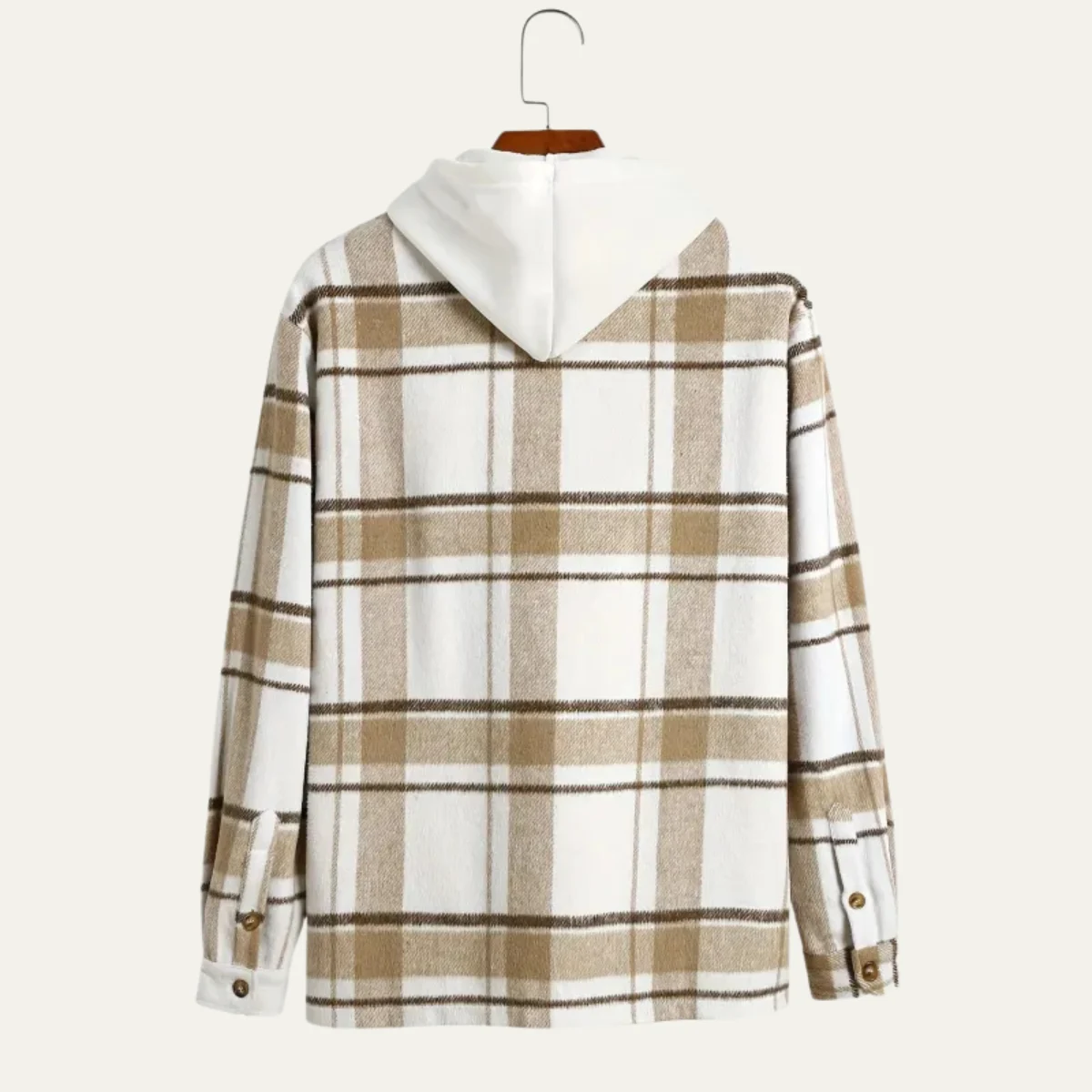 Leandre | Sherpa Backed Plaid Shirt Jacket