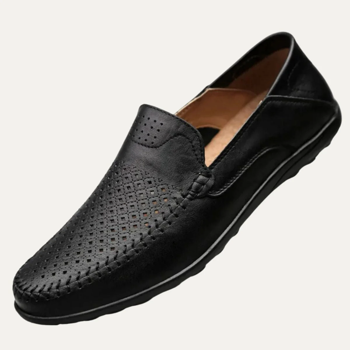 Réal | 100% Leather Perforated Loafers