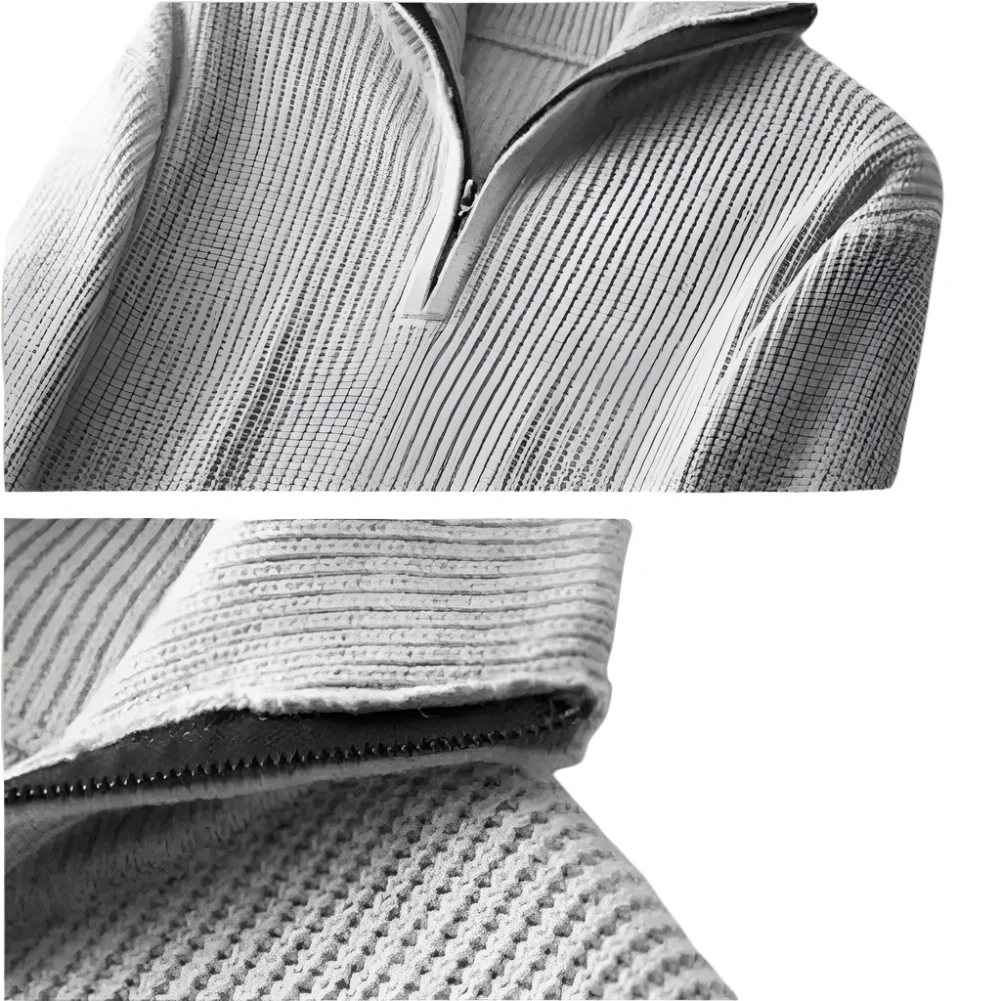 Magella | Ribbed Merino Quarter Zip
