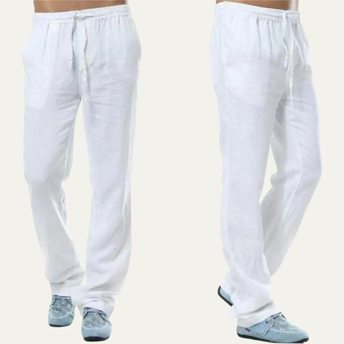 Cécilia | Straight Leg Drawstring Trousers