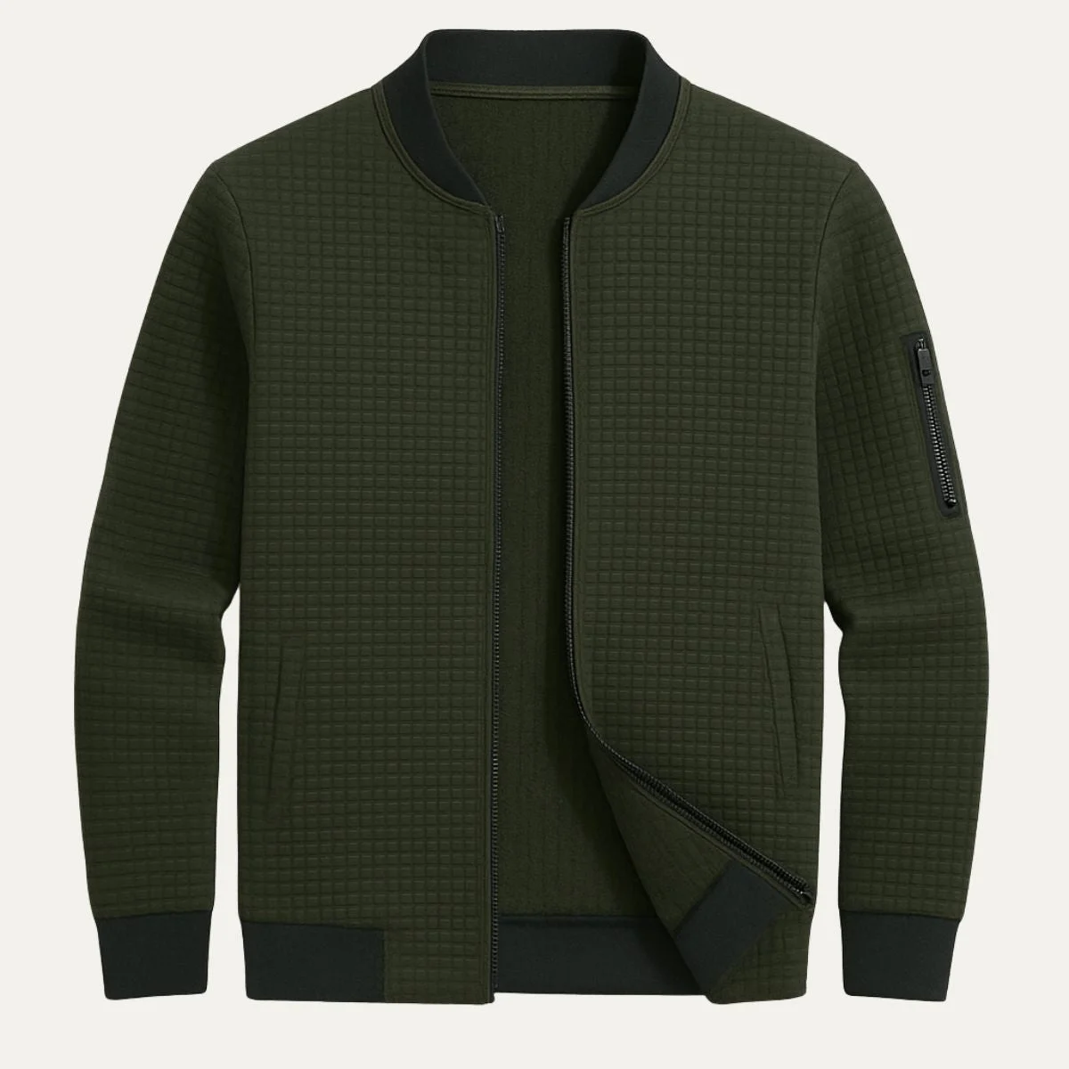 Hector | Channel Quilted Zip Jacket