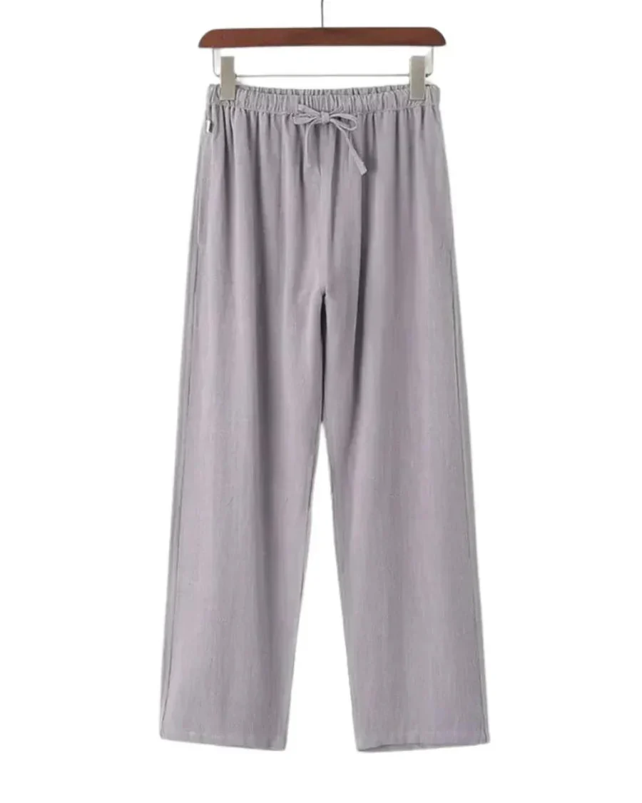 Verna | Relaxed Linen Drawstring Trousers