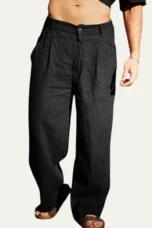 Sylvie | Oversized Linen Trousers