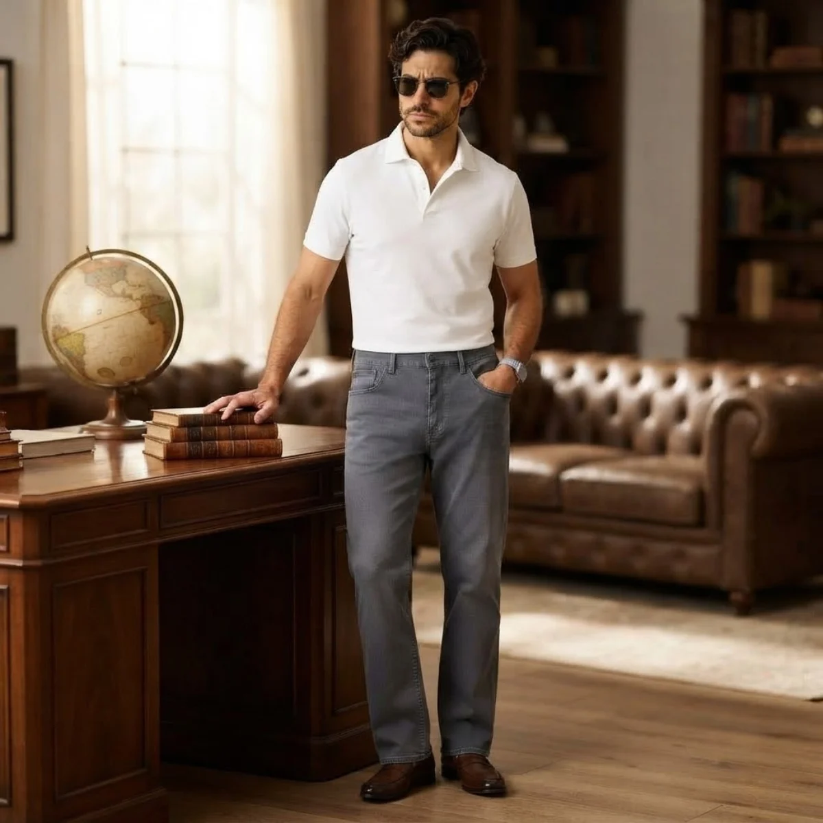 Berthe | Loose Cut Pure Cotton Trousers