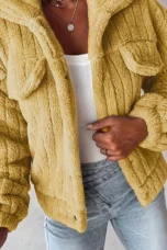 Henriette | Teddy Jacket, Fold-Over Collar