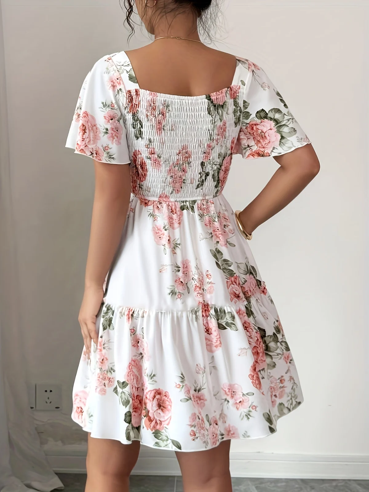 Sylvine | Waist Tie Floral Dress