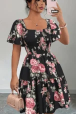 Sylvine | Waist Tie Floral Dress
