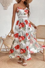 Angélina | Adjustable Strap Maxi Dress