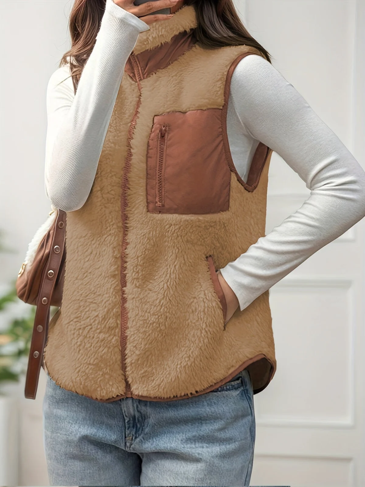 Merilda | Reversible Plush Vest