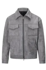 Rosario | Faux Suede Flap Pocket Jacket
