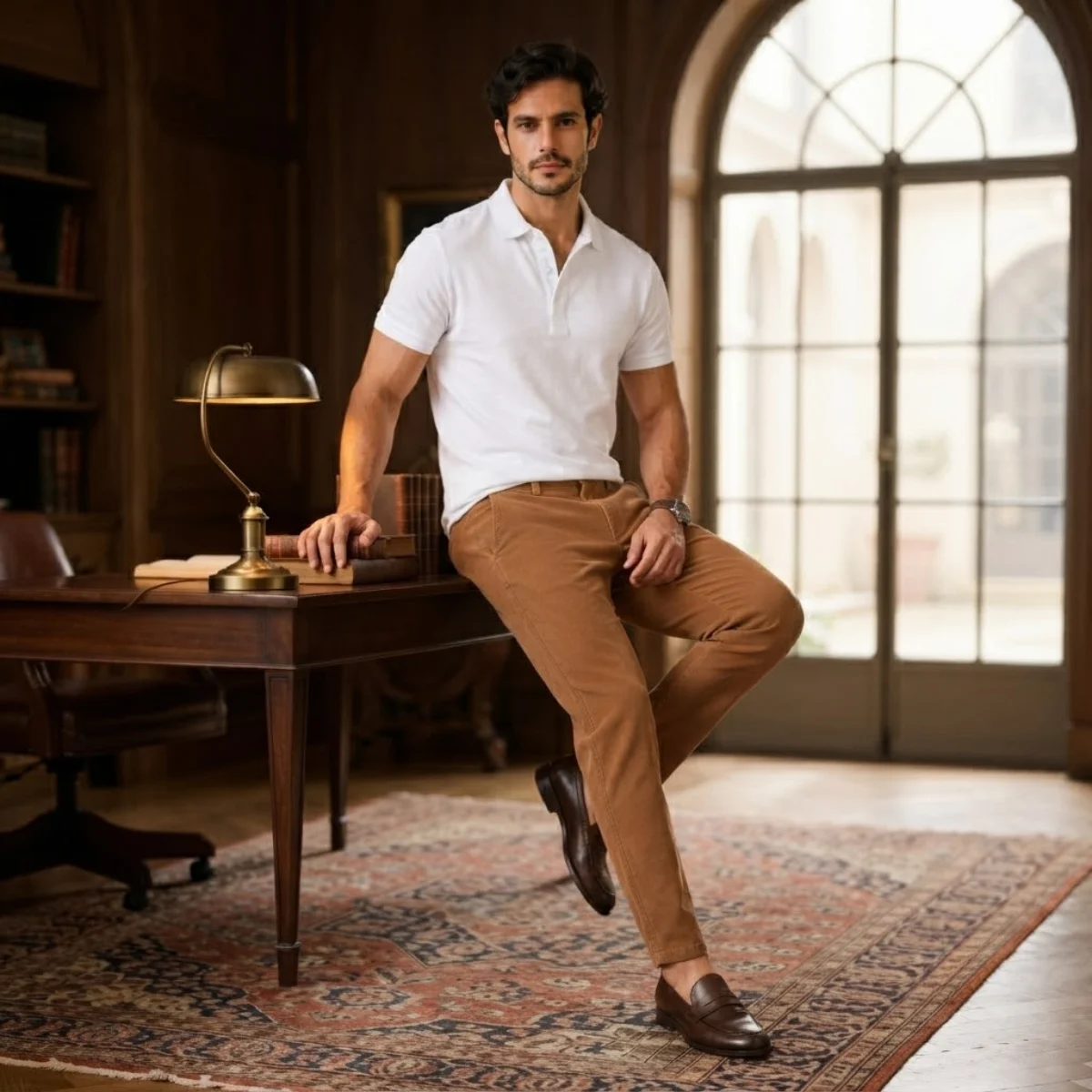 Aurélie | Fine Wale Corduroy Trousers
