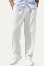 Eunice | Straight Leg Linen Trousers