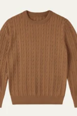 Mathias | Cable Knit Crew Neck Sweater