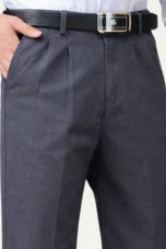 Geraldine | Cotton Double Pleat Trousers