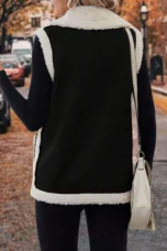 Bernice | Lambswool Gilet, Lapel Collar