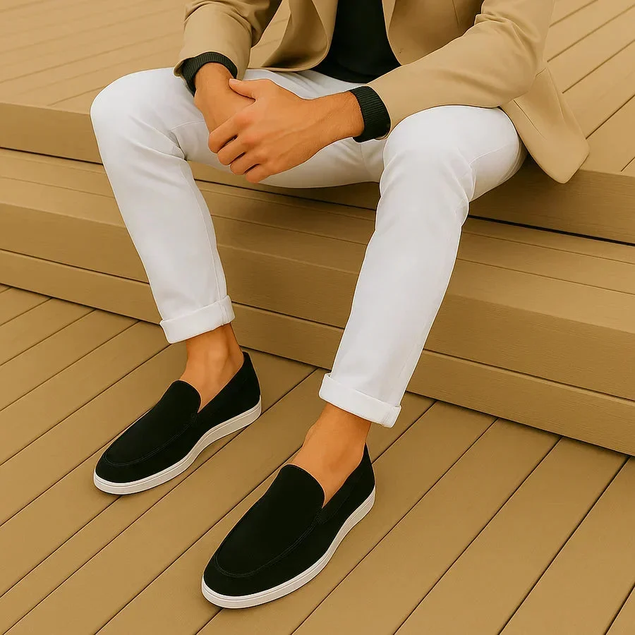 Alderic | Lined Suede Loafers