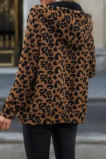 Micheline | Leopard Print Zip Hoodie