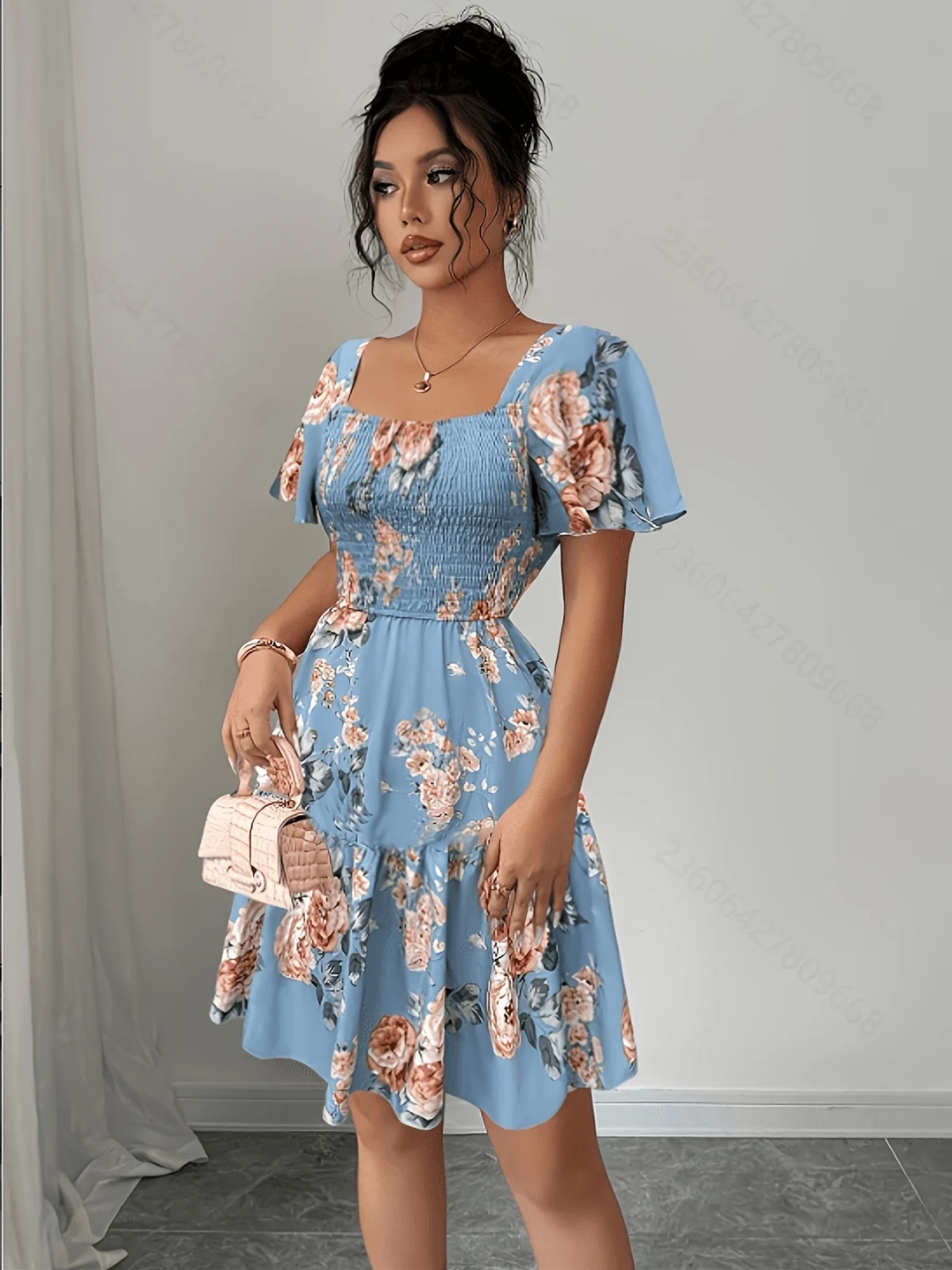 Sylvine | Waist Tie Floral Dress