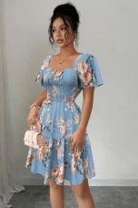 Sylvine | Waist Tie Floral Dress
