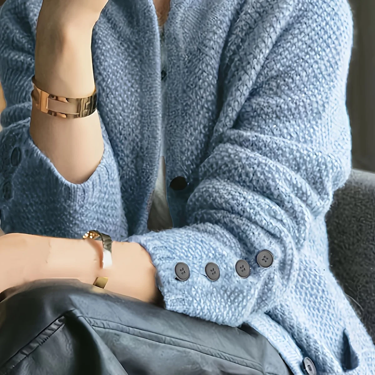 Florence | Stand Collar Viscose Sweater