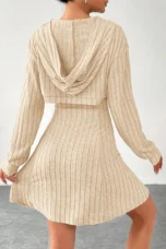 Valeda | Ribbed Sweater Knit Dress