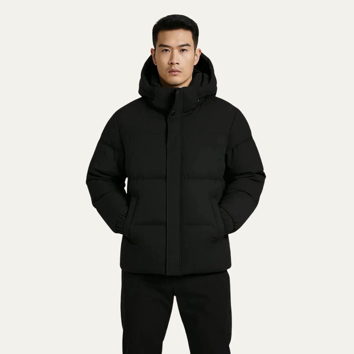 Nestor | Quilted Hooded Puffer Jacket