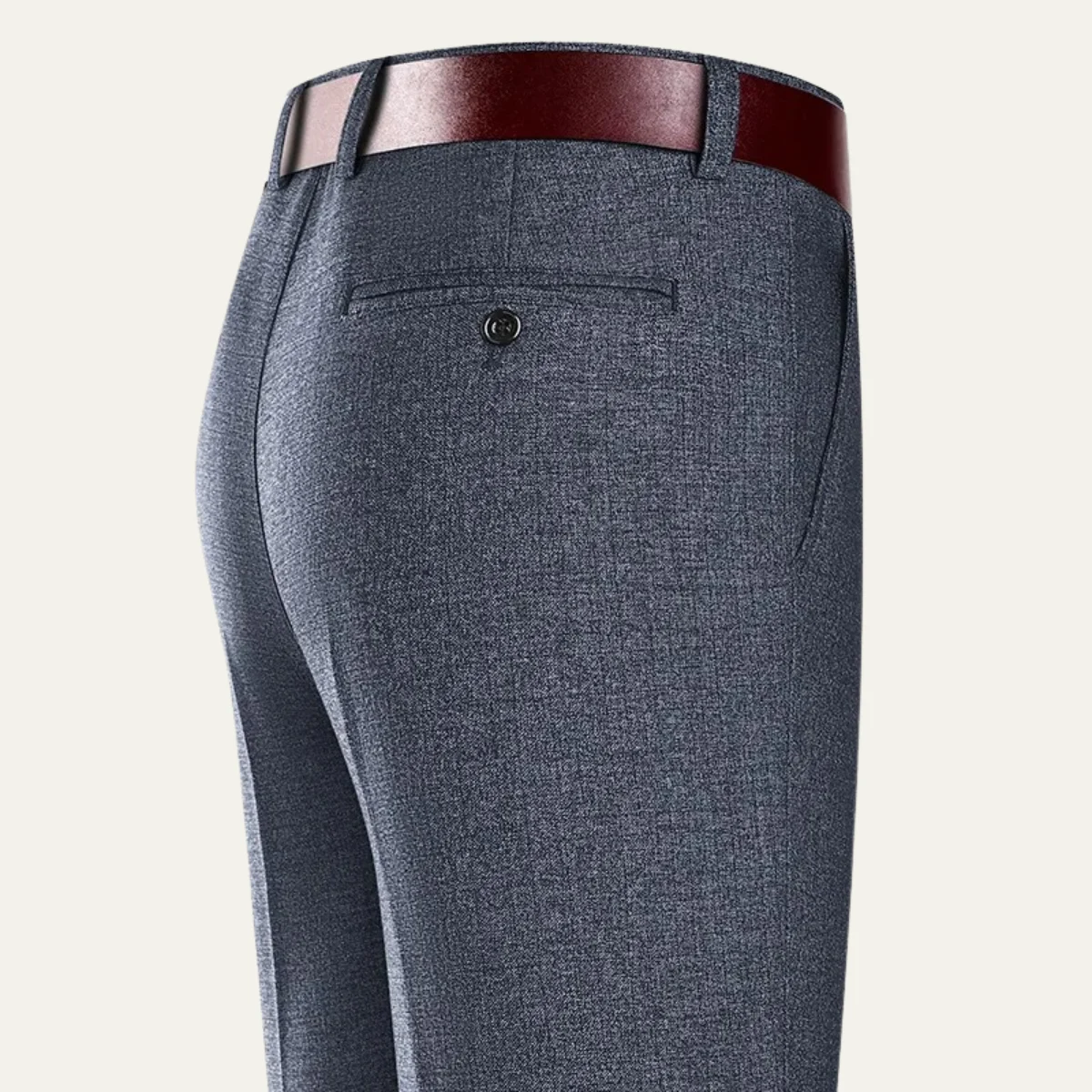 Geneviève | Wool-Blend Pleated Trousers
