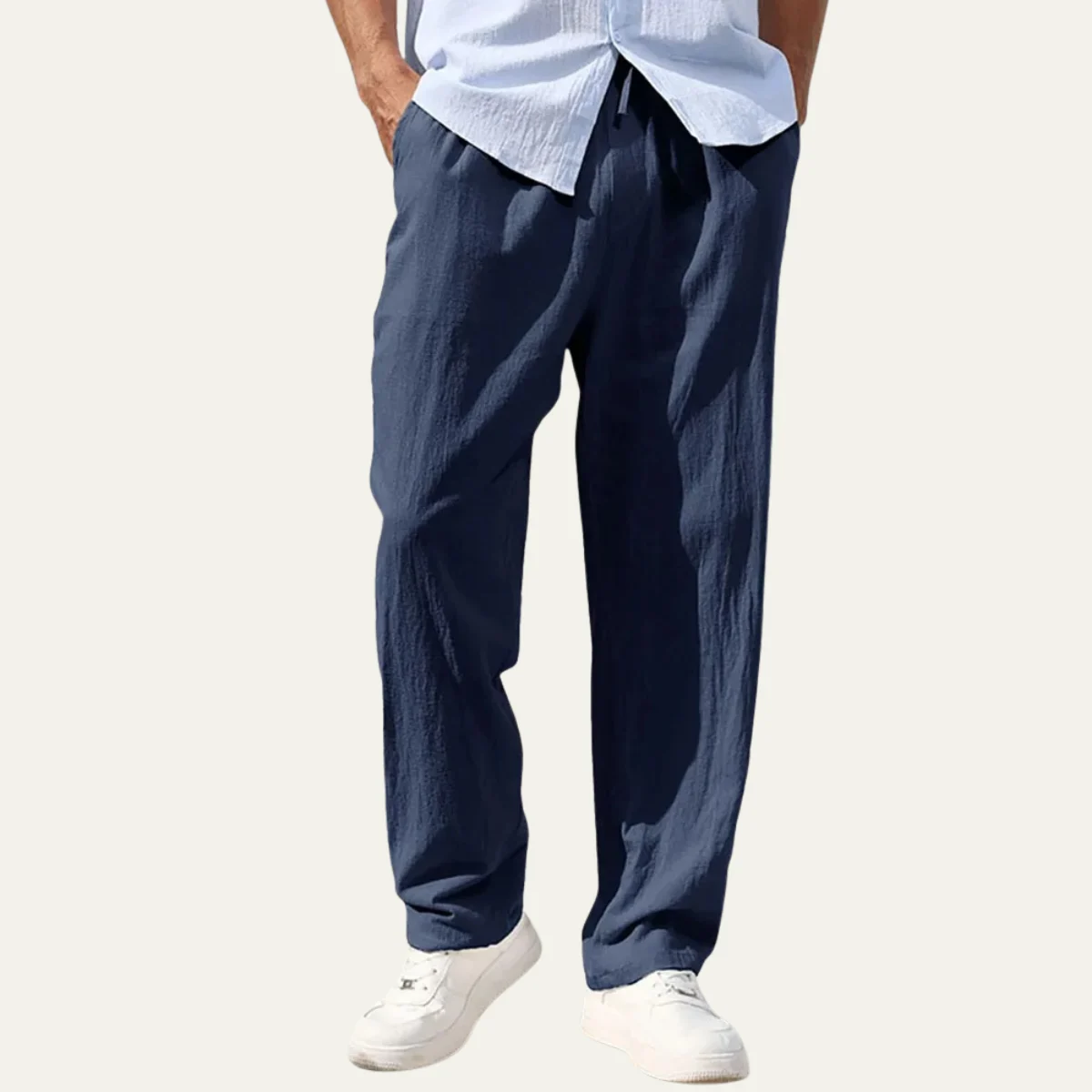 Eunice | Straight Leg Linen Trousers