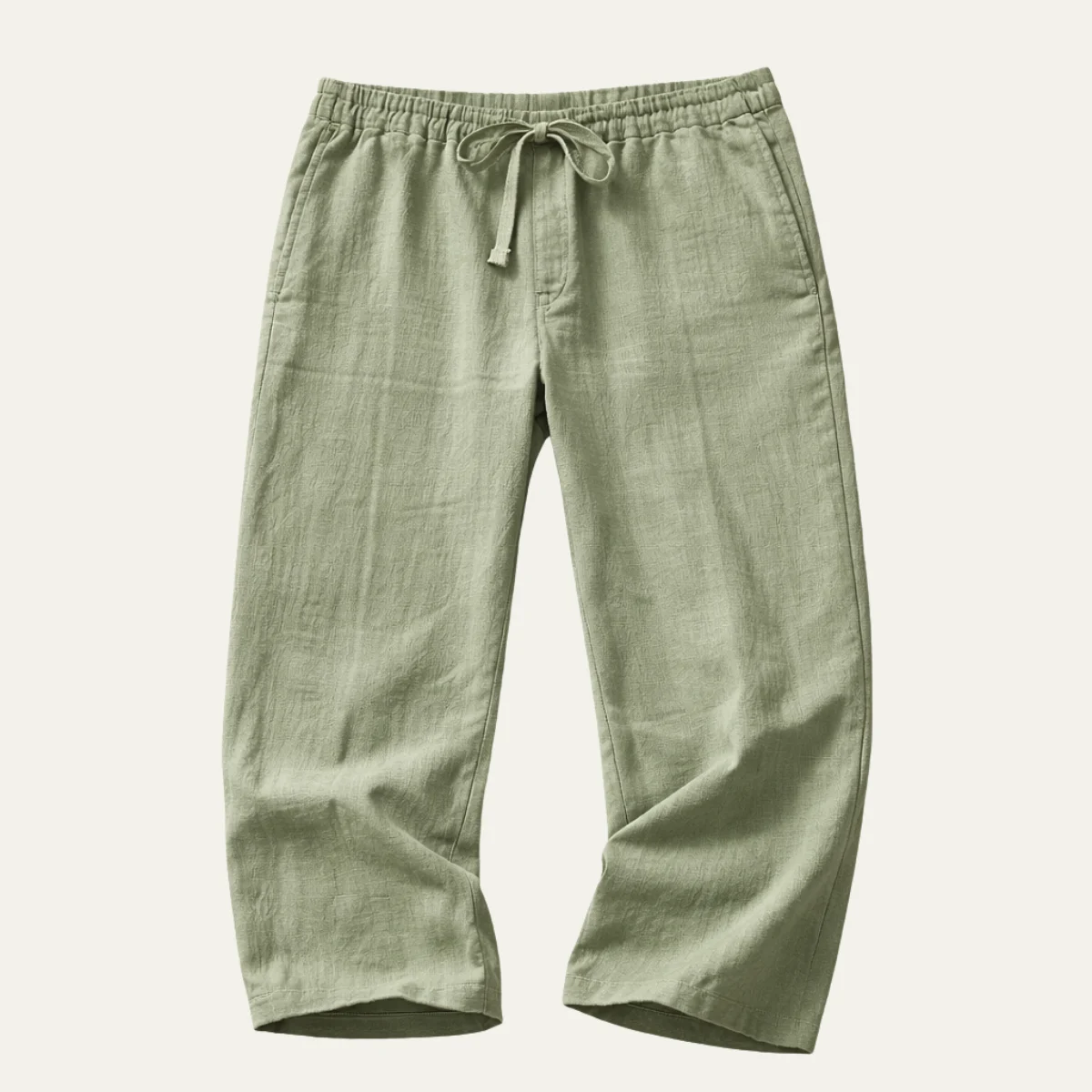 Myrtle | Tapered Linen Blend Trousers