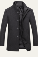 Wilfrid | Quilted Stand Collar Coat