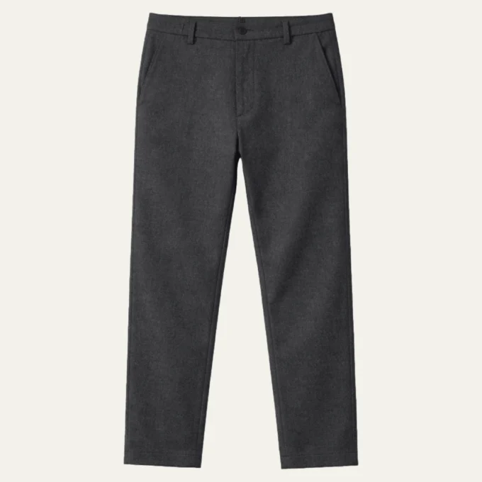 Nicolle | Dense Cotton Straight Trousers