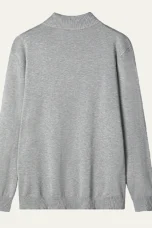Valère | Cashmere Blend Half Zip Mock Neck