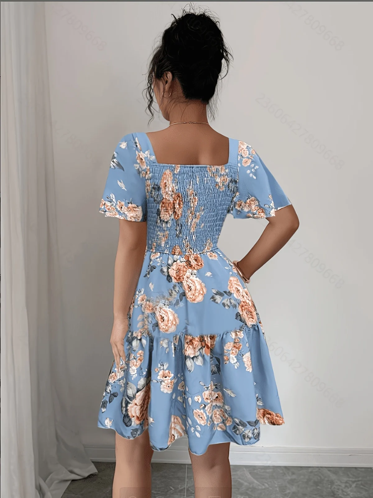 Sylvine | Waist Tie Floral Dress