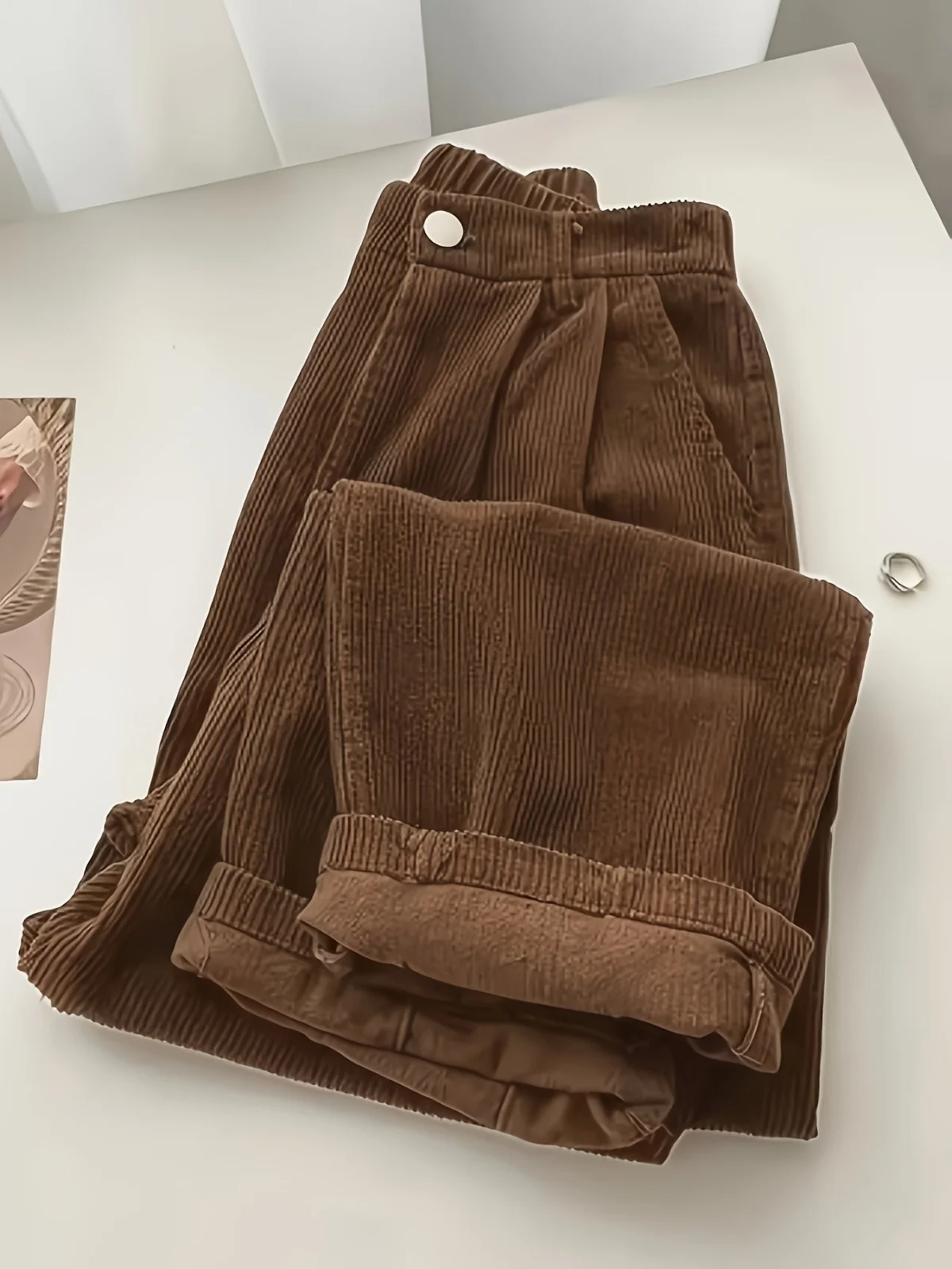 Scholastique | Woven Drape Wide Leg Pants