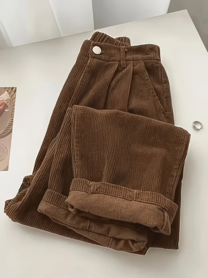 Scholastique | Woven Drape Wide Leg Pants