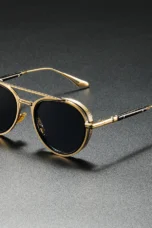 Thick Acetate Retro Sunglasses