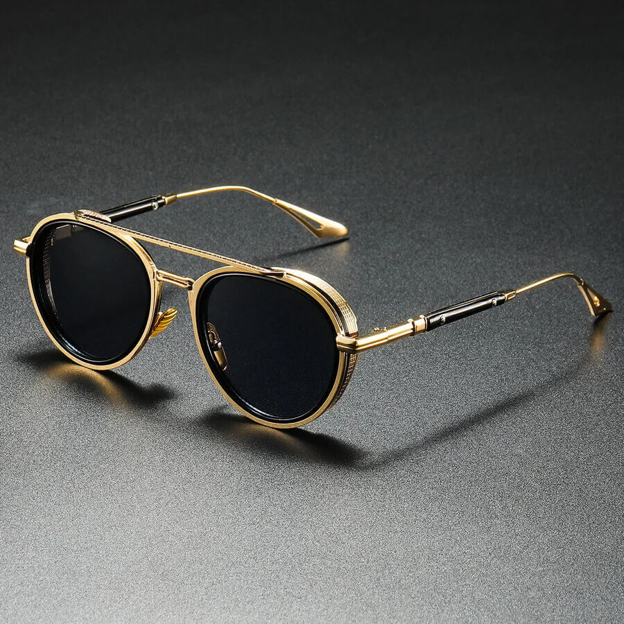 Thick Acetate Retro Sunglasses